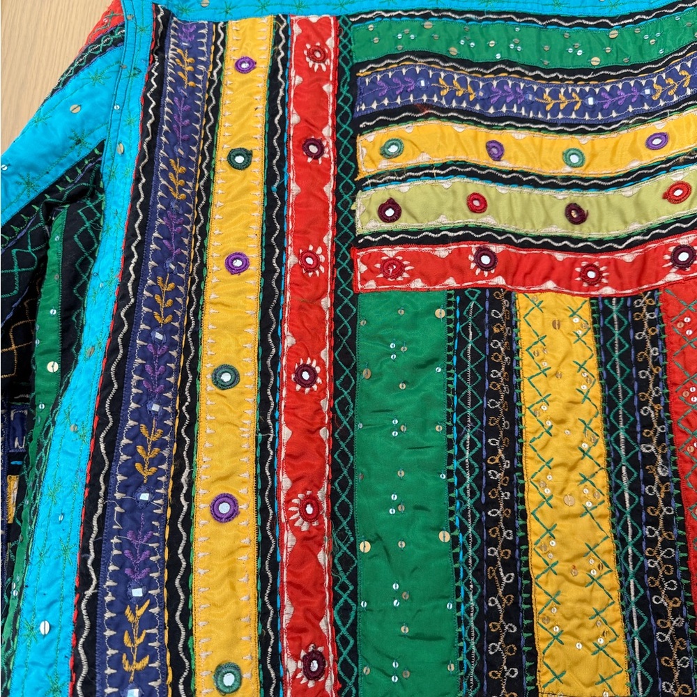 Chico's Multicolor Patchwork Blazer - image 12